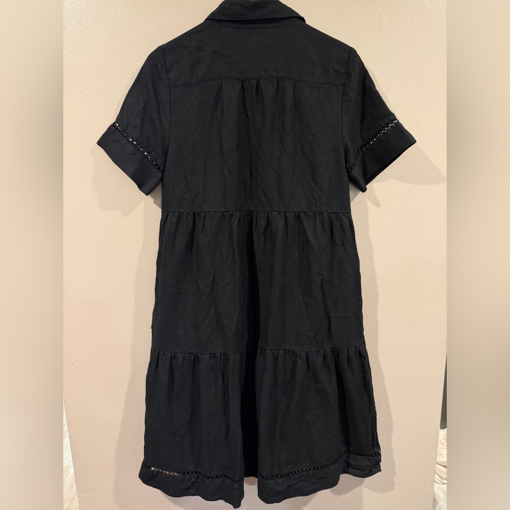 Chico's Black Button-Down Dress Size Medium Great Condition - Picture 5 of 15